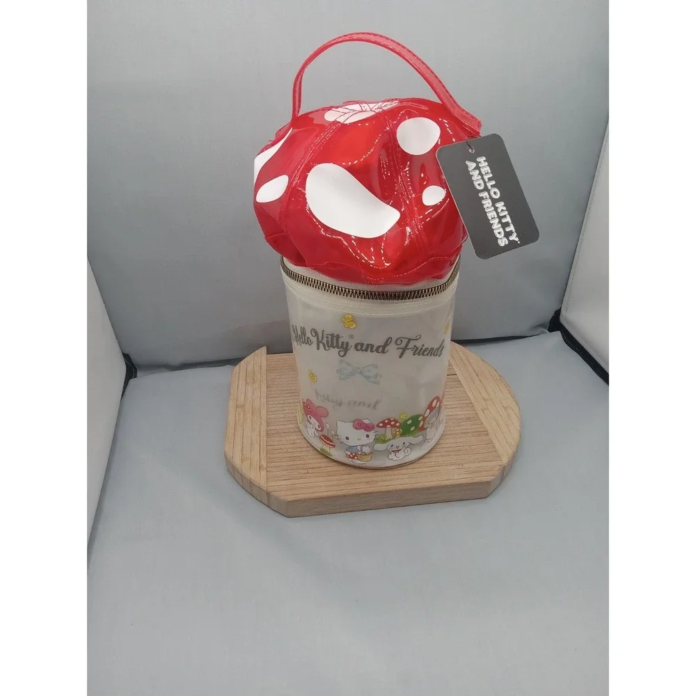 Sanrio Hello Kitty & Friends Mushroom Cosmetic Makeup Bag 12